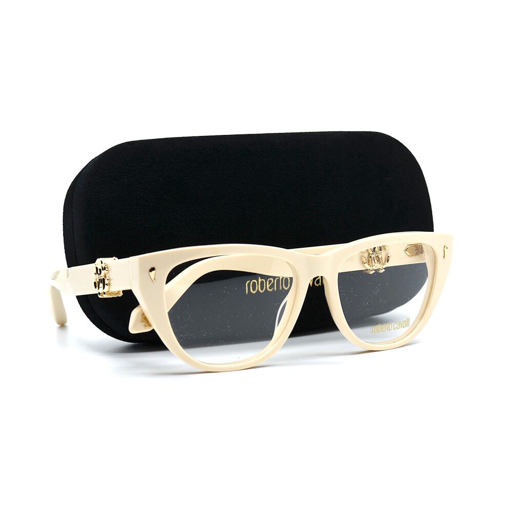 NEW ROBERTO CAVALLI VRC045 09X7 IVORY WOMEN'S EYEGLASSES FRAME - Picture 8 of 10
